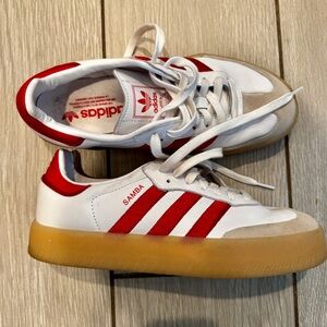 Adidas Sambae Sneakers - Cloud White/Better Scarlet/Cloud White